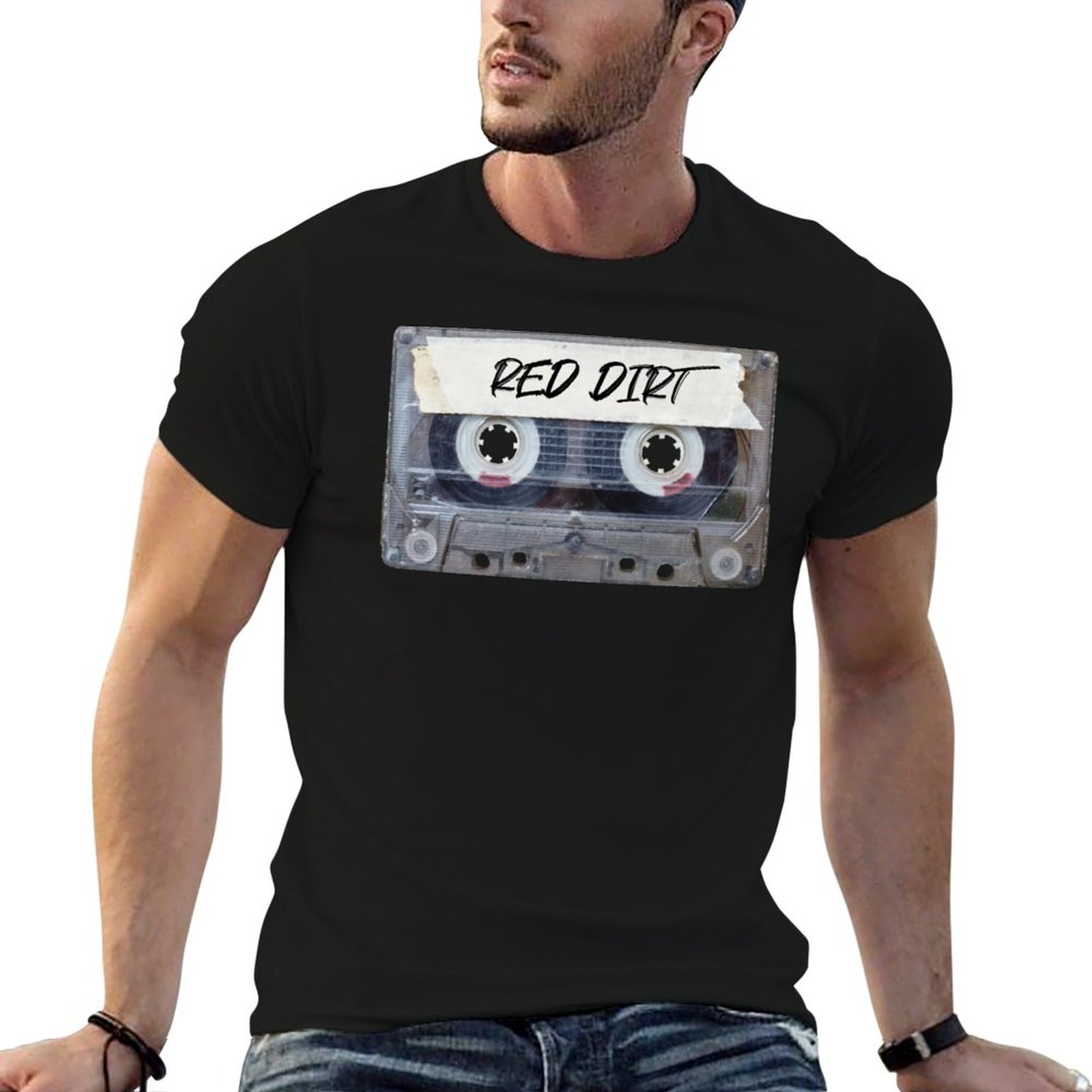 Men'S Fashion Genres - تي شيرت بتصميم كاسيت موسيقى قديمة