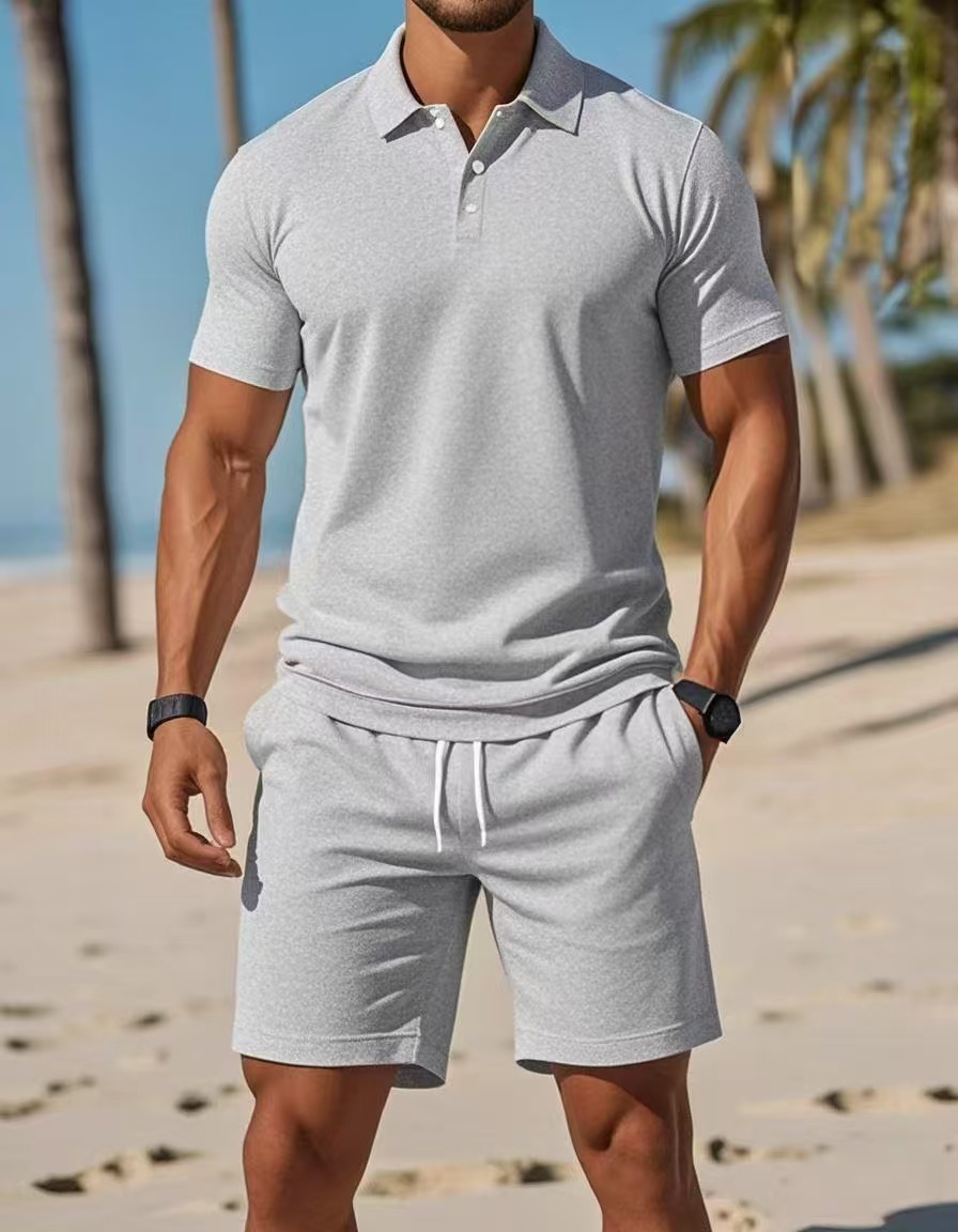 Polo Shirt Slim - طقم قميص بولو صيفي رجالي 2026،