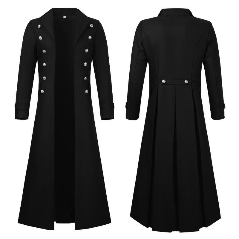 Trench Coat Men - معاطف طويلة للرجال بمقاسات كبيرة بأسلوب