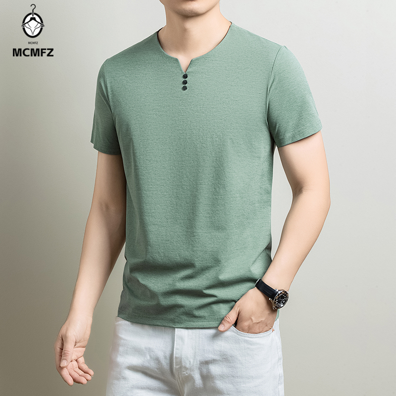 Men'S Fashion Undershirt - قميص هينلي رجالي أساسي مريح من