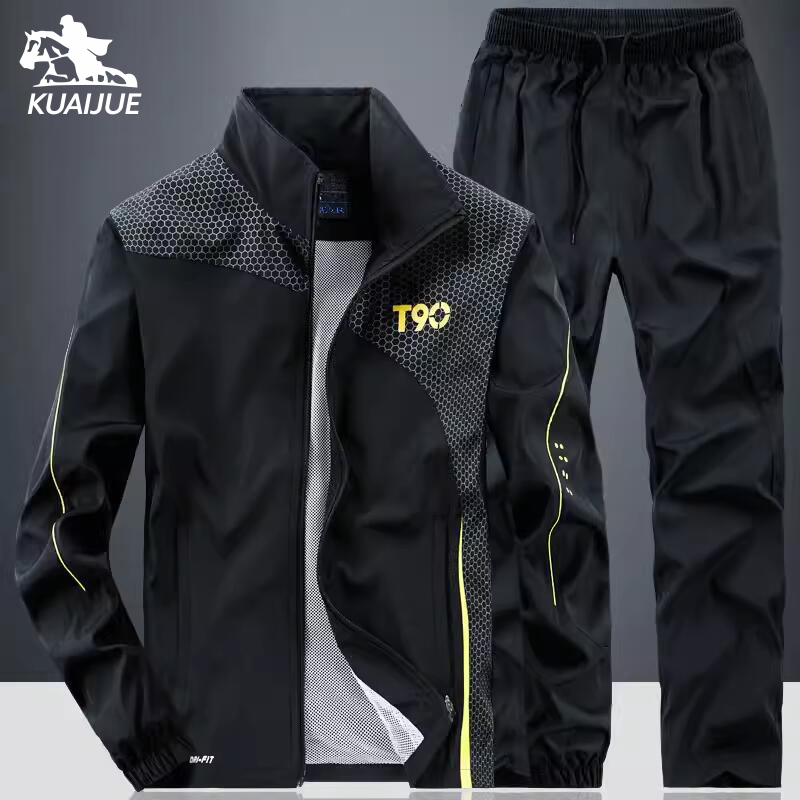 Mens Fashion Zip Up - مجموعات ملابس رياضية للرجال لفصلي الربيع