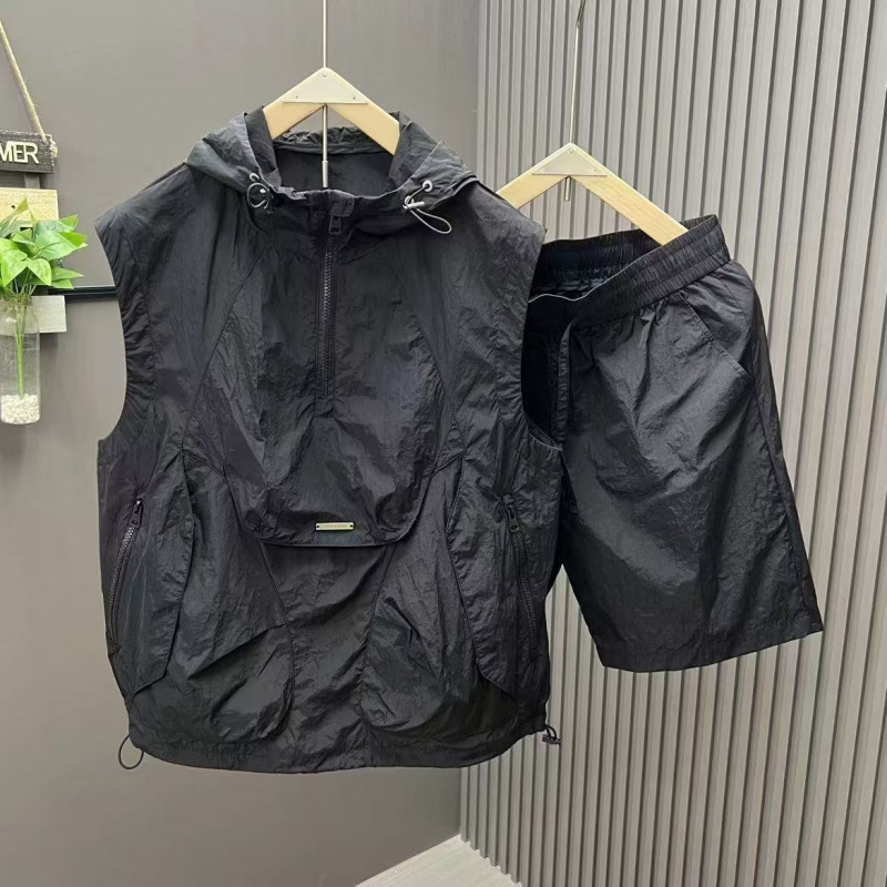 Mens Fashion Zip Up - طقم رجالي صيفي جديد 2026 كاجوال
