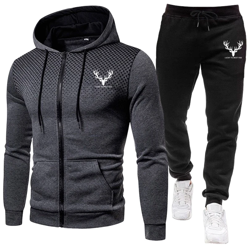 Mens Fashion Zip Up - طقم رجالي جديد لعام 2026: هودي