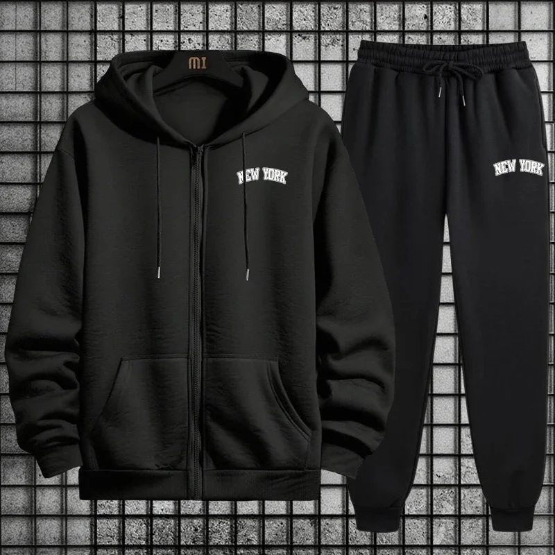 Mens Fashion Zip Up - طقم رياضي رجالي عالي الجودة لربيع