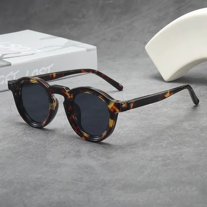 Men'S Fashion Round Glasses - نظارات شمسية دائرية عالية الجودة للنساء
