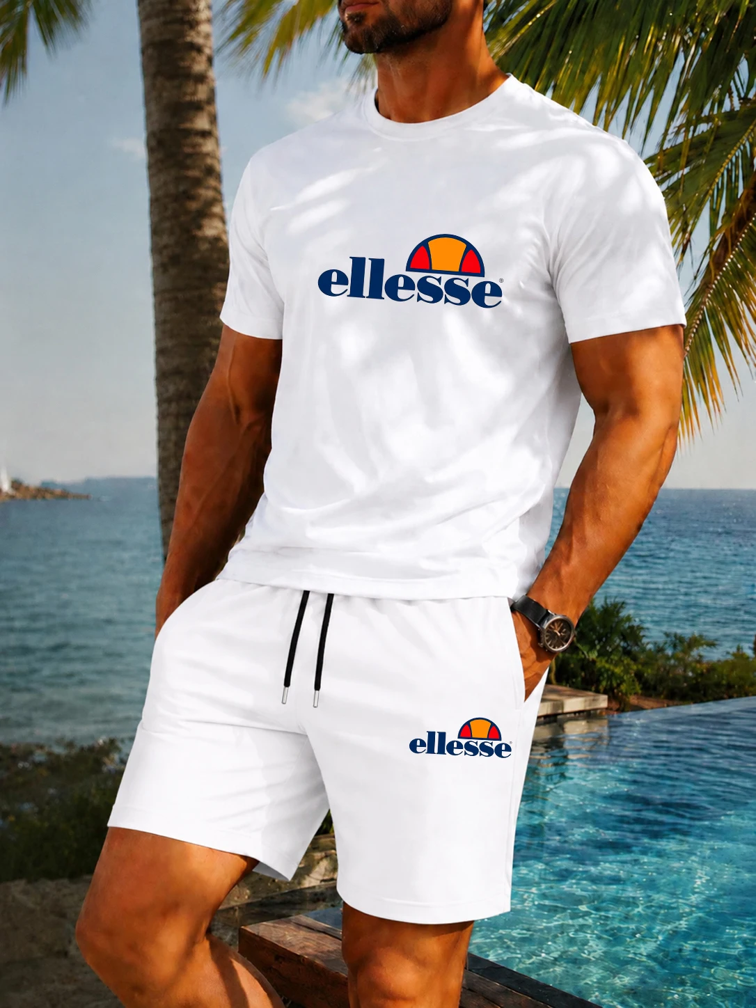 طقم صيفي جديد للرجال يتكون من  - مراجعة Men'S Fashion Undershirt وسعره