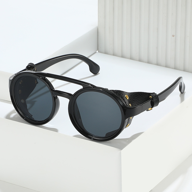 نظارات شمسية ريترو مضادة للأشع - مراجعة Men'S Fashion Round Glasses وسعره