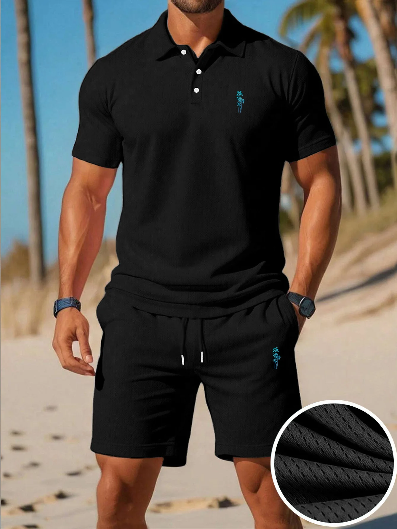 طقم قميص بولو رجالي جديد للصيف - مراجعة Polo Shirt Slim وسعره