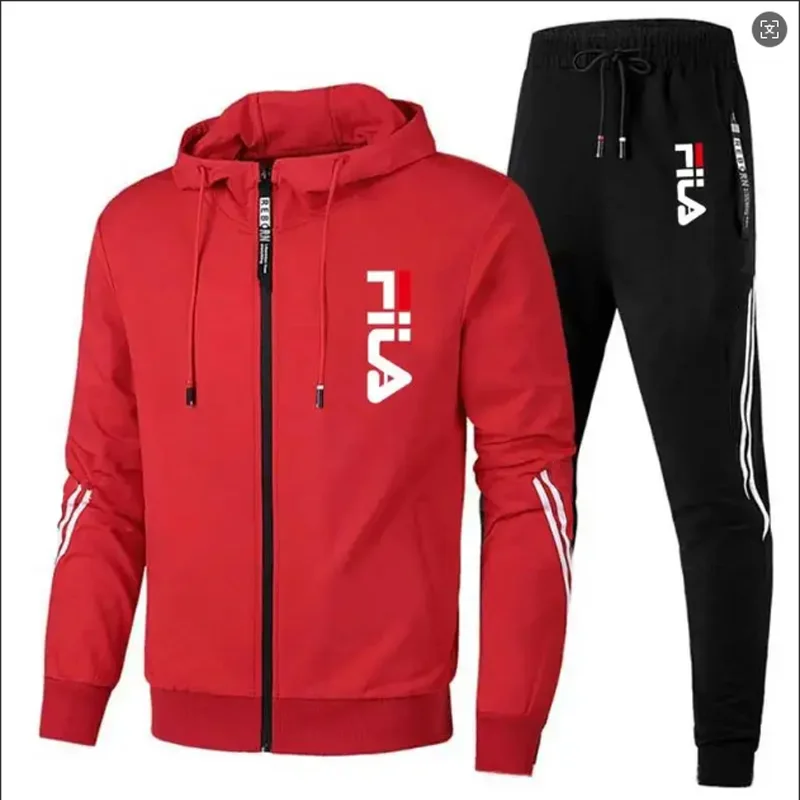 طقم رياضي رجالي لربيع وخريف 20 - مراجعة Mens Fashion Zip Up وسعره