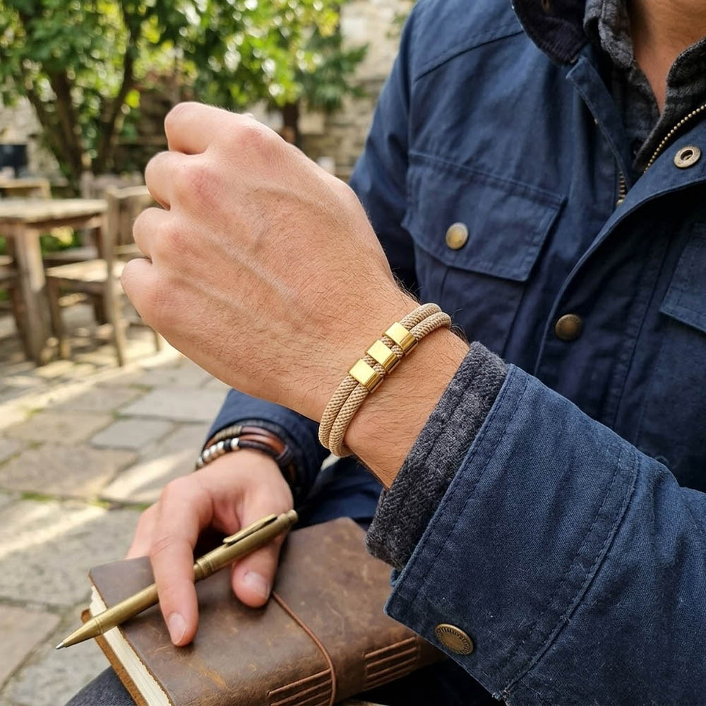 سوار ميلان مزدوج الطبقات للرجا - مراجعة Milan Men'S Fashion وسعره