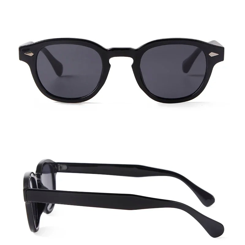 نظارات شمسية دائرية عتيقة الطر - مراجعة Men'S Fashion Round Glasses وسعره