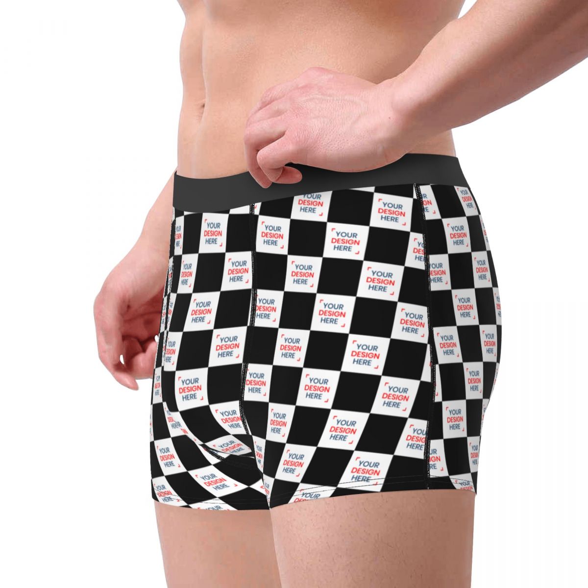 سراويل داخلية رجالية مخصصة بتص - مراجعة Men'S Fashion Logo وسعره
