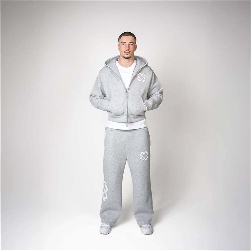 طقم هودي وبنطلون رياضي للرجال  - مراجعة Mens Fashion Zip Up وسعره