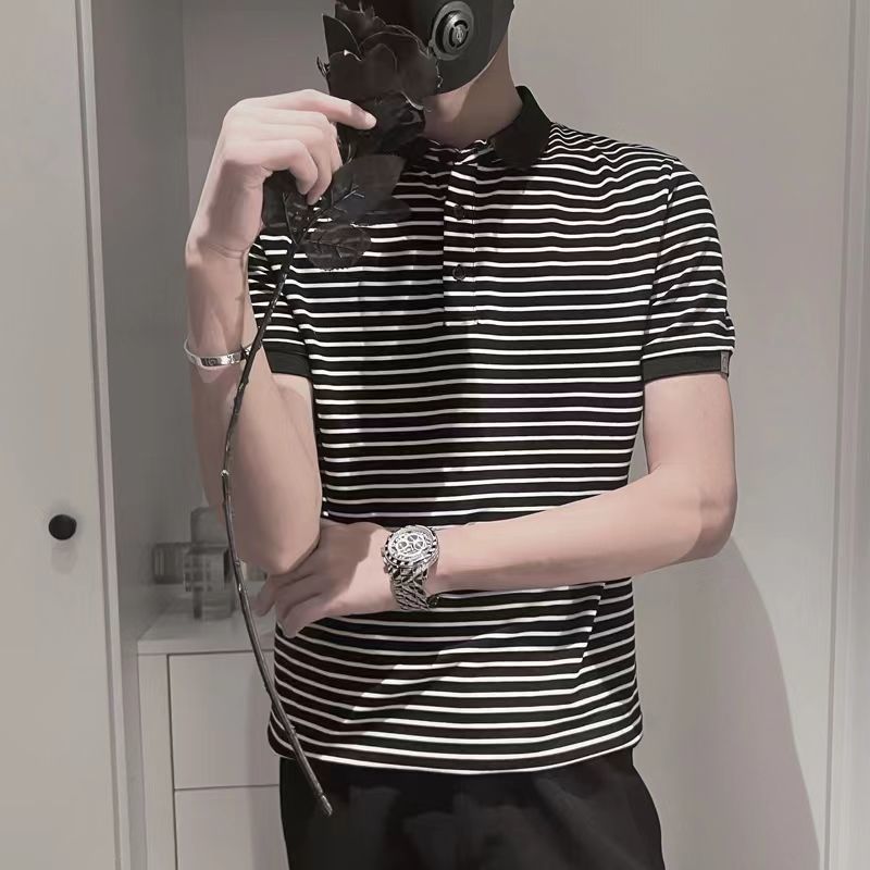 قميص بولو رجالي مخطط جديد للصي - مراجعة Polo Shirt Slim وسعره