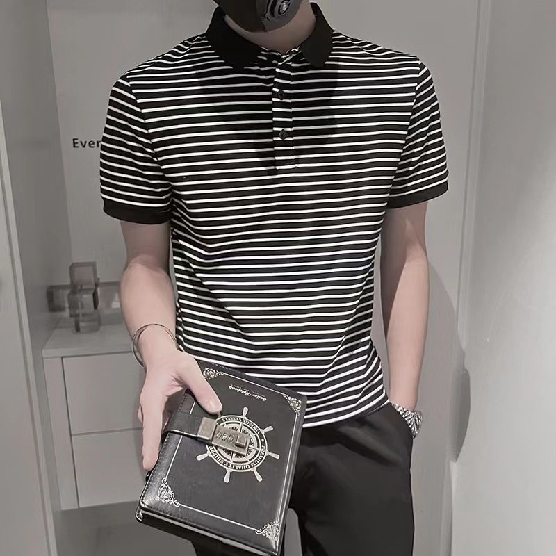 قميص بولو رجالي مخطط جديد للصي - مراجعة Polo Shirt Slim وسعره