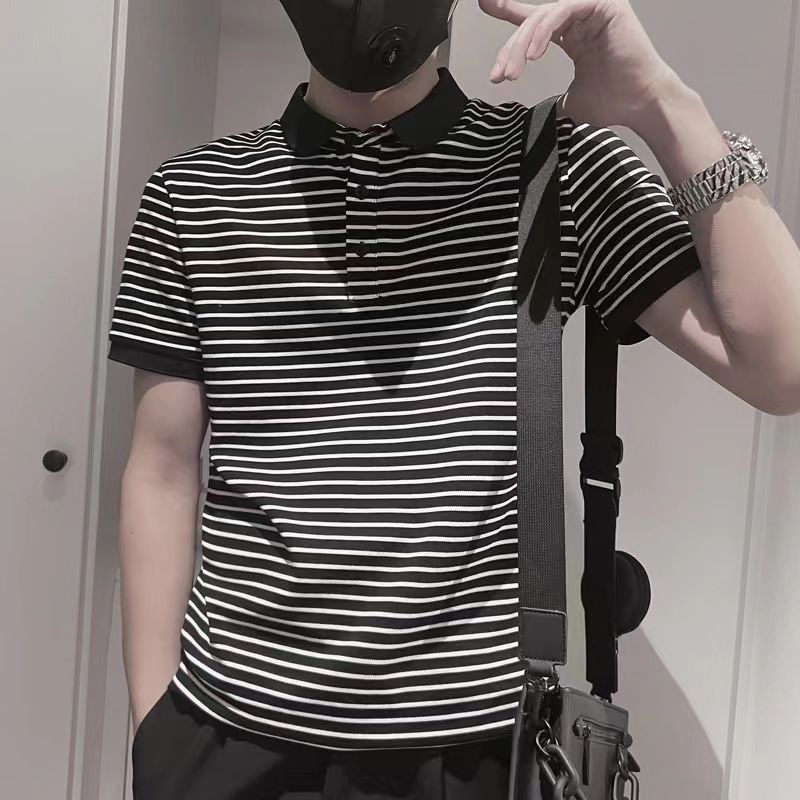 قميص بولو رجالي مخطط جديد للصي - مراجعة Polo Shirt Slim وسعره