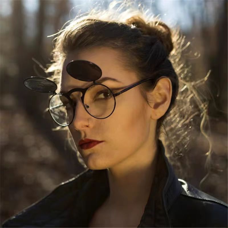 نظارات شمسية دائرية حمراء بتصم - مراجعة Men'S Fashion Round Glasses وسعره