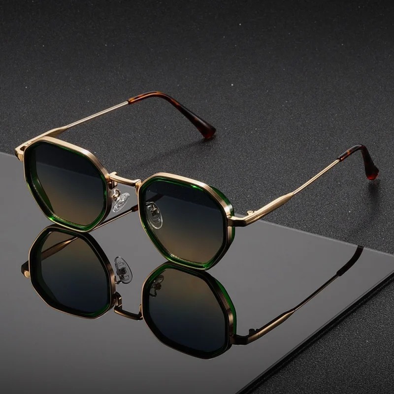 زوج واحد من النظارات الشمسية ا - مراجعة Men'S Fashion Round Glasses وسعره