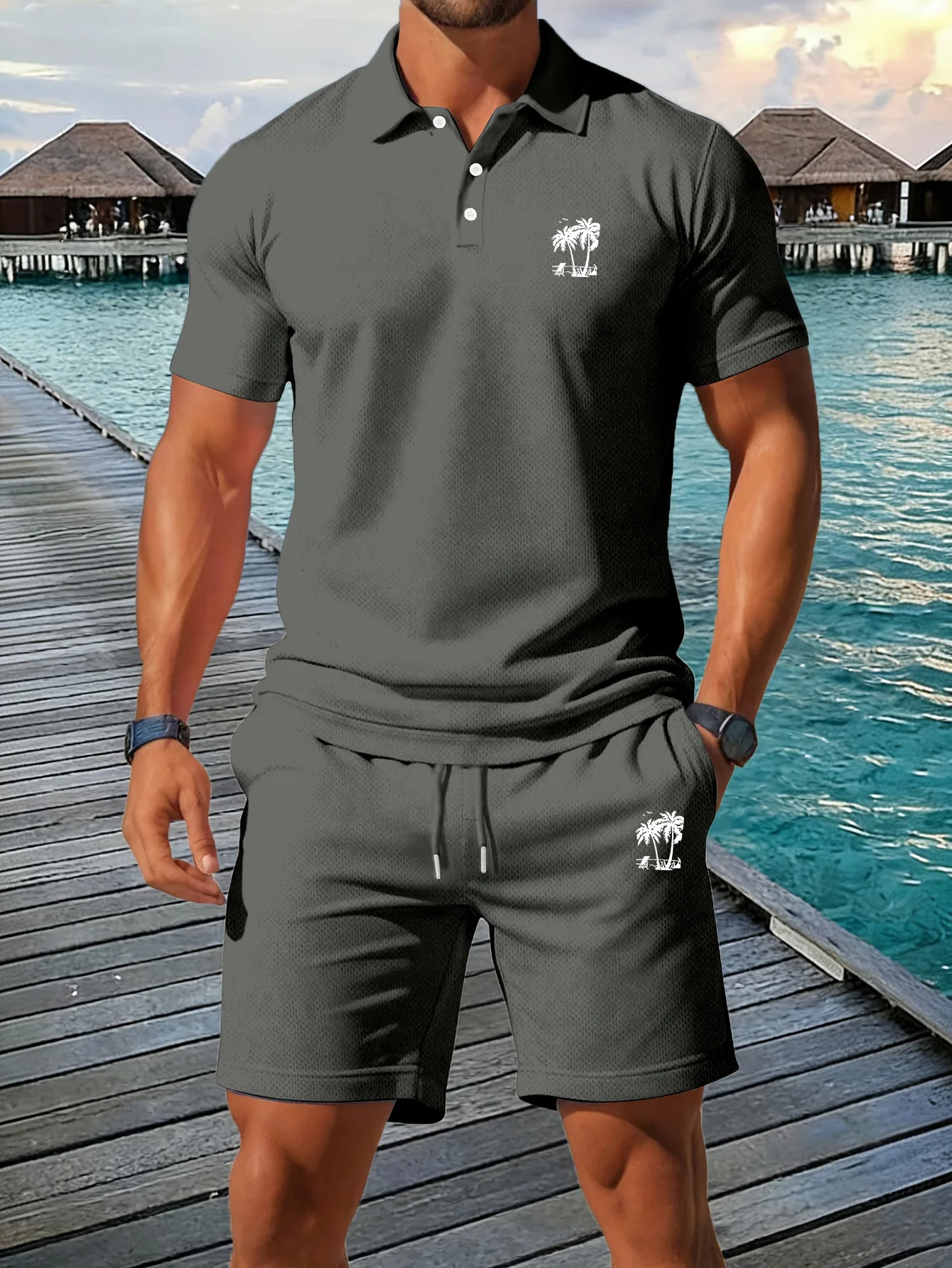 طقم قميص بولو رجالي جديد للصيف - مراجعة Polo Shirt Slim وسعره