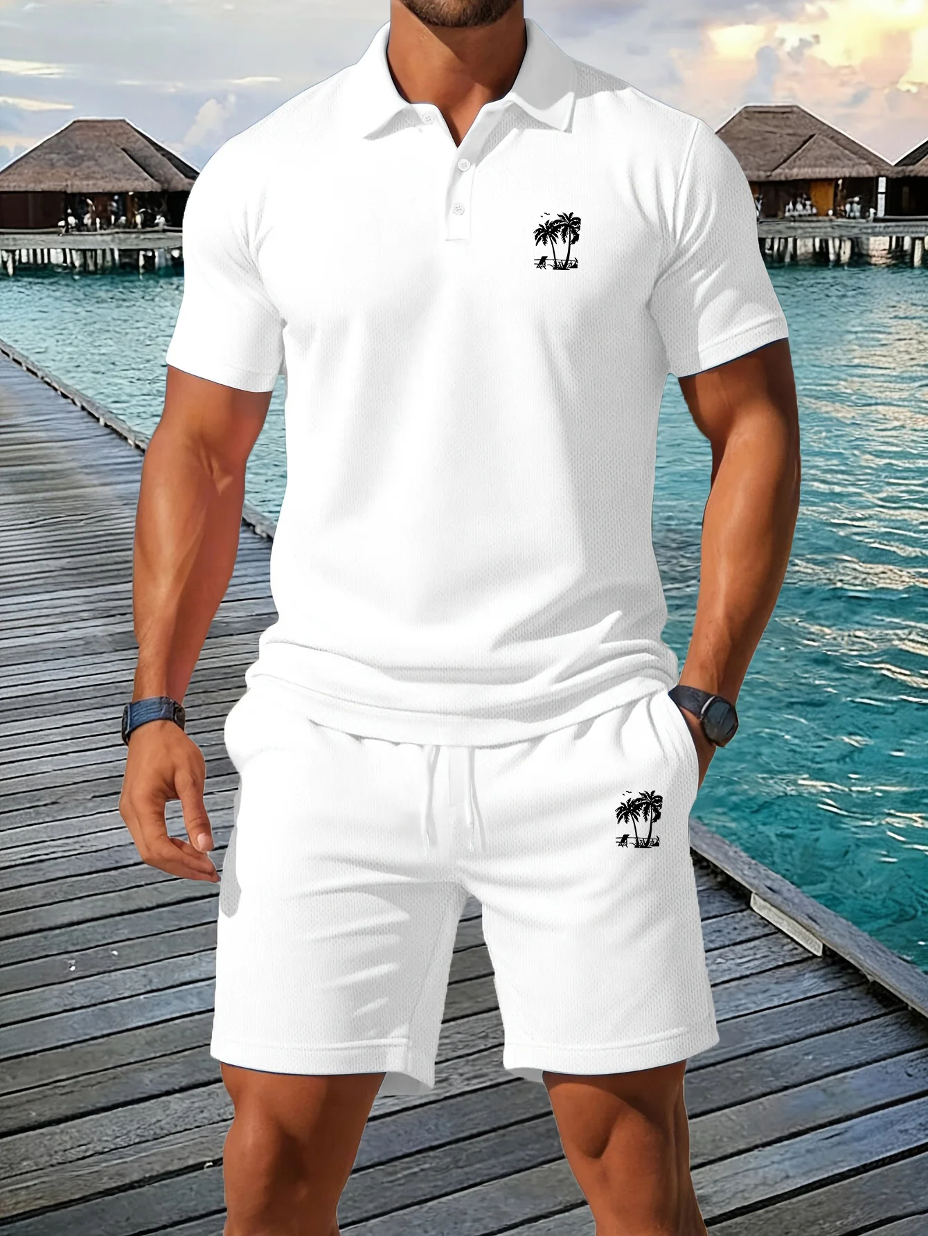 طقم قميص بولو رجالي جديد للصيف - مراجعة Polo Shirt Slim وسعره