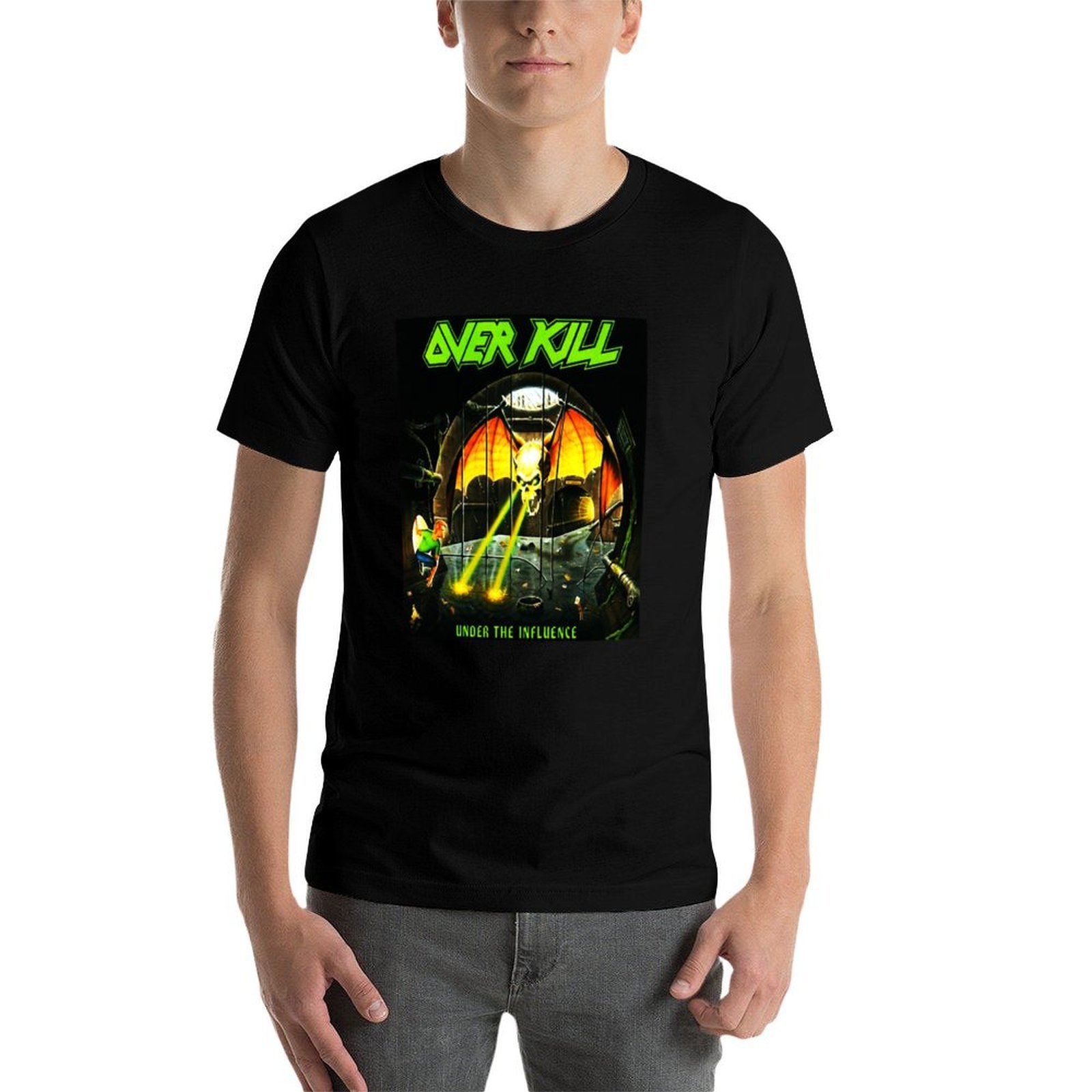 تي شيرت Overkill Band Metal Po - مراجعة Men'S Fashion Genres وسعره
