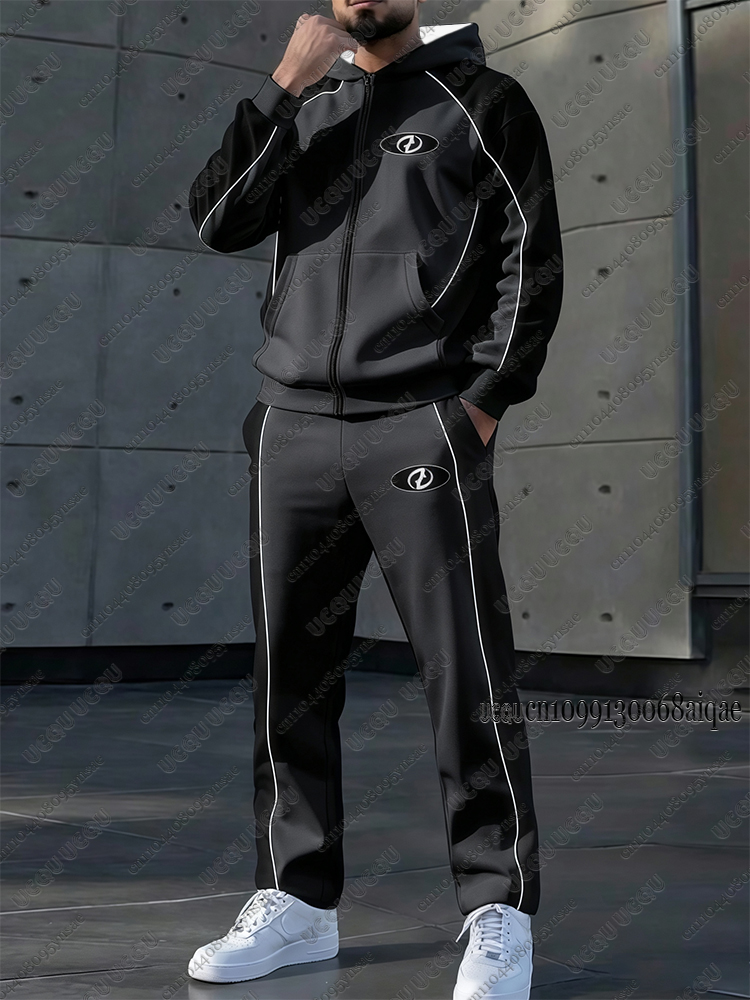 بدلة رياضية جديدة للرجال لفصلي - مراجعة Mens Fashion Zip Up وسعره