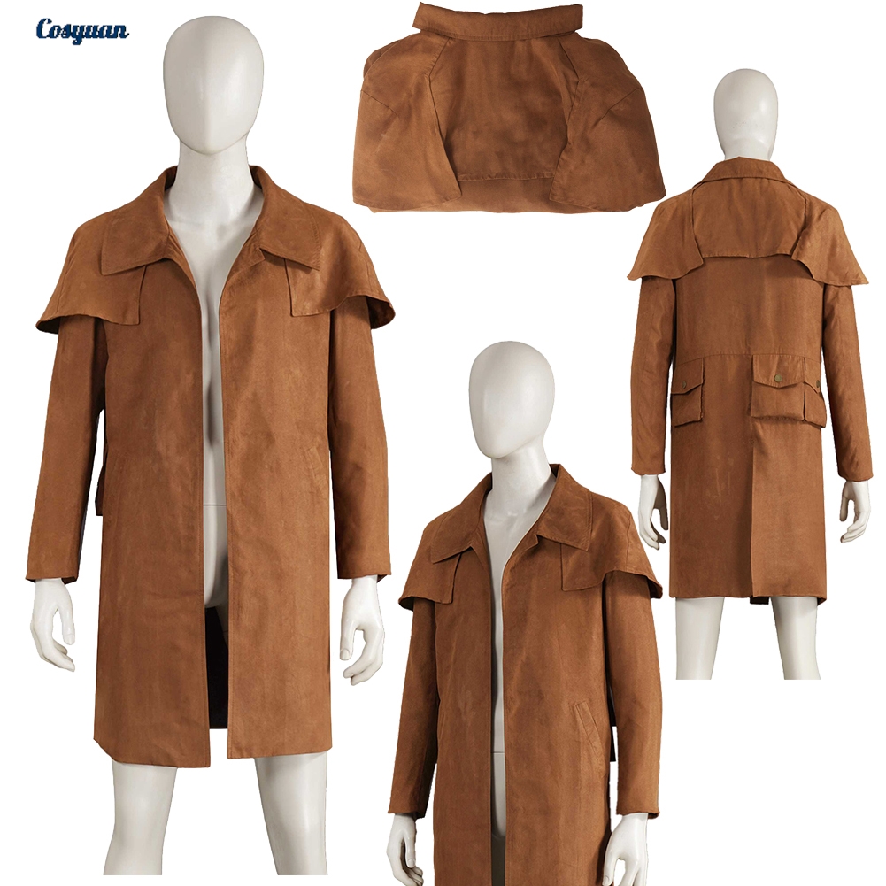 الصحراء الحارس أنيمي تأثيري خن - مراجعة Trench Coat Men وسعره