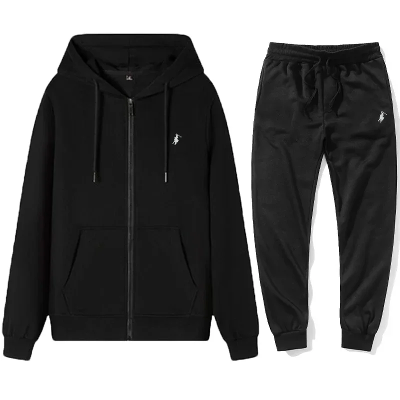 طقم هودي رياضي كلاسيكي للرجال  - مراجعة Mens Fashion Zip Up وسعره