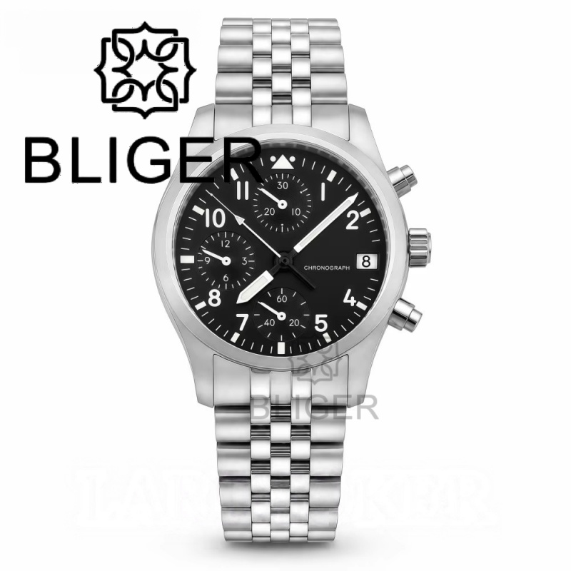 ساعة BLIGER سوداء بالكامل بتصم - مراجعة Men'S Fashion Round Glasses وسعره