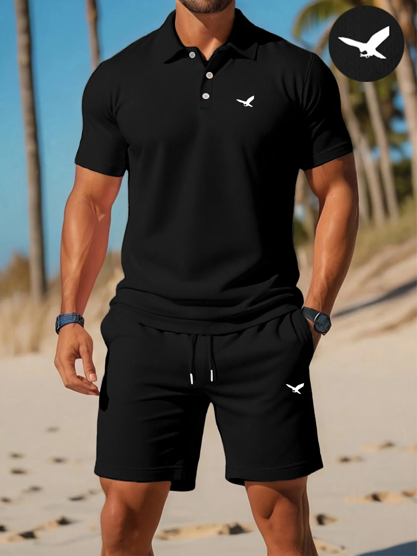 طقم قميص بولو رجالي جديد للصيف - مراجعة Polo Shirt Slim وسعره