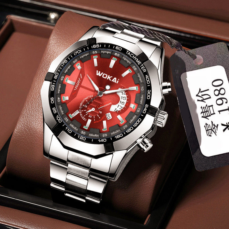 ساعة WOKAI للرجال ساعات رياضية - مراجعة Men'S Fashion Quartz Watch Wokai وسعره
