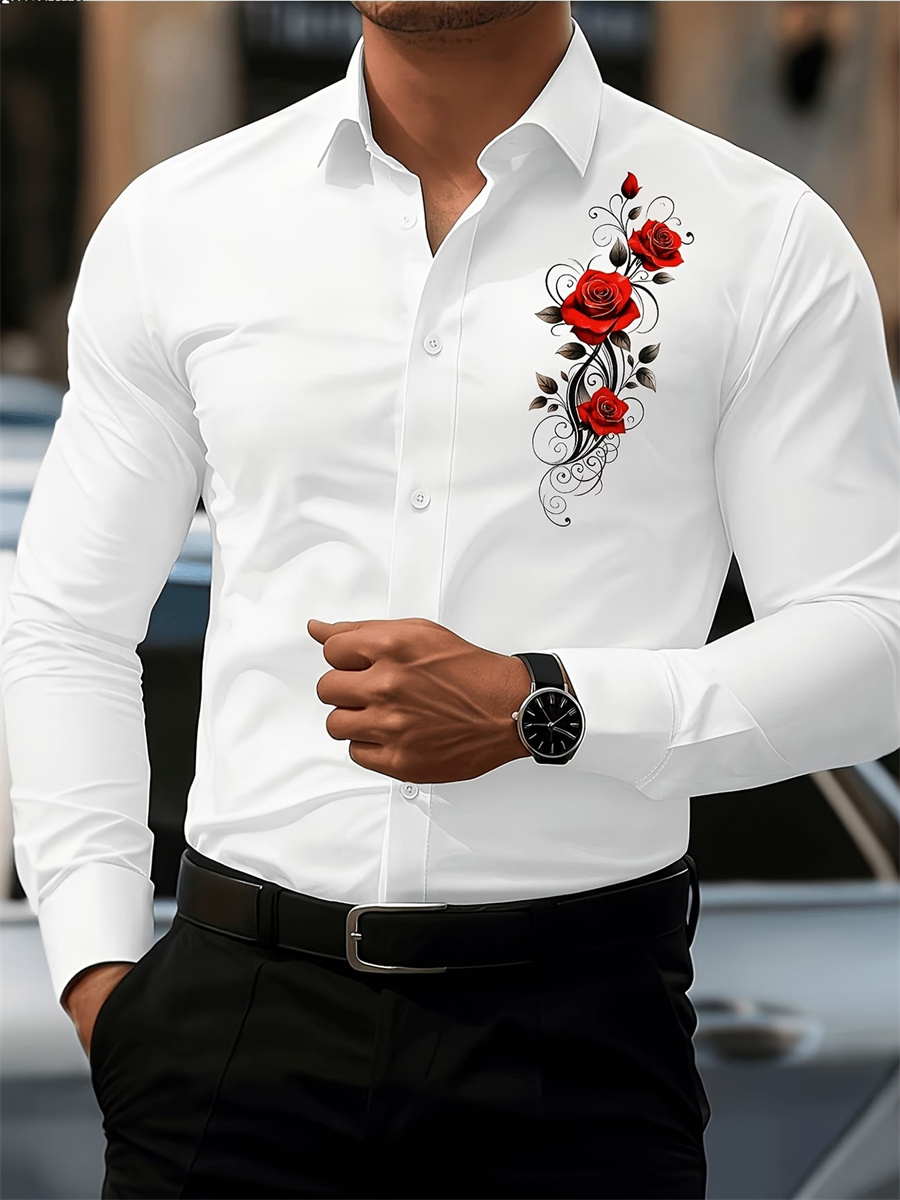 قميص رجالي بأكمام طويلة مزين ب - مراجعة Men'S Fashion Undershirt وسعره