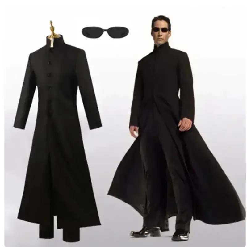 زي ماتريكس نيو للرجال، طقم كام - مراجعة Trench Coat Men وسعره