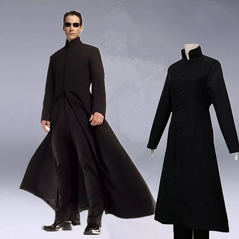 زي ماتريكس نيو للرجال، طقم كام - مراجعة Trench Coat Men وسعره