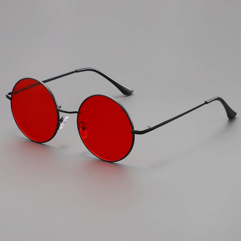 نظارات شمسية دائرية عصرية جديد - مراجعة Men'S Fashion Round Glasses وسعره