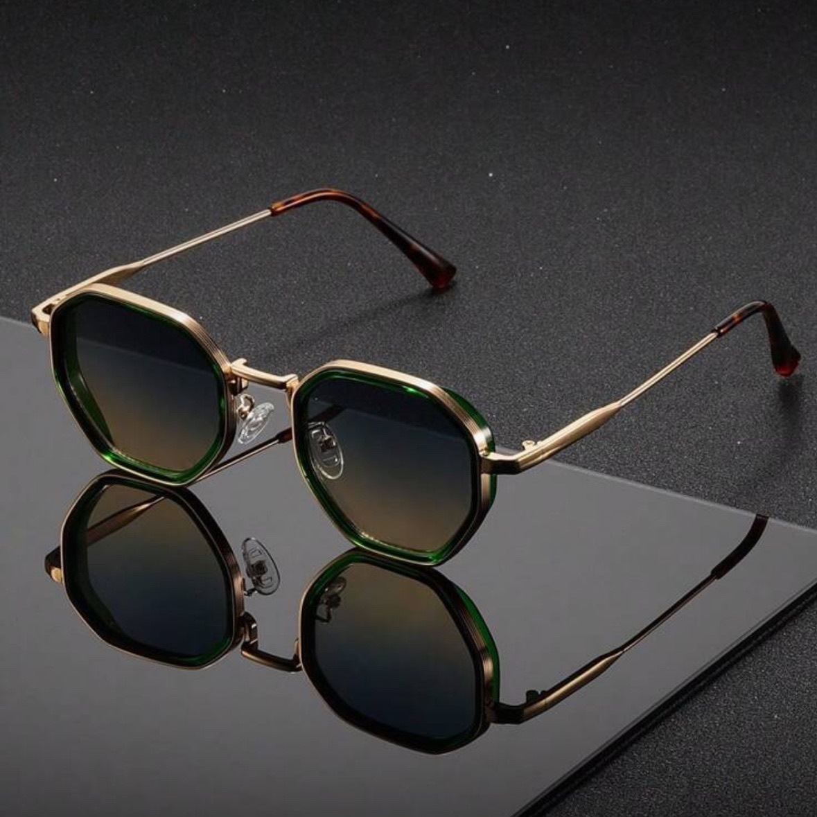 زوج واحد من النظارات الشمسية ا - مراجعة Men'S Fashion Round Glasses وسعره
